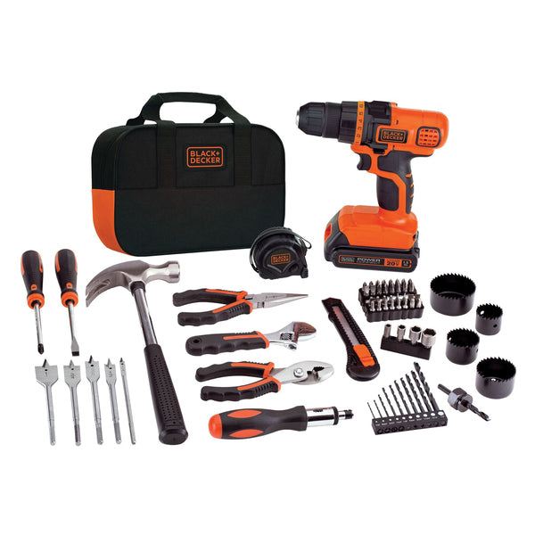 BLACK+DECKER(TM) 68PC 20V DRILL KIT