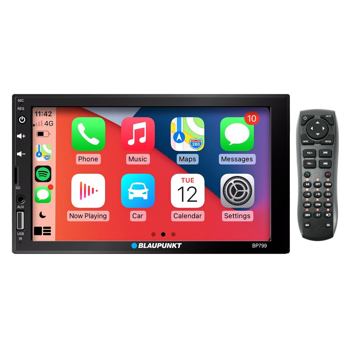 Blaupunkt Double DIN Mechless Receiver with 7.0″ Touch Screen Mirrorlink Android Auto/ Apple Carpl