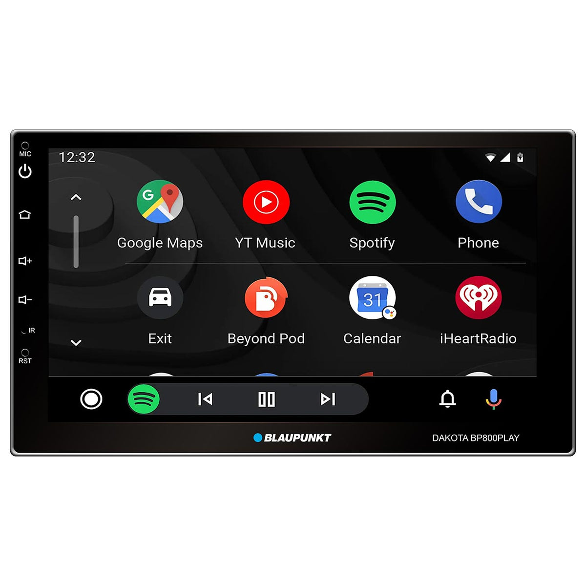 Blaupunkt 7” Double DIN MECHLESS Fixed Face Touchscreen Receiver with Mirrorlink Android Auto/Apple