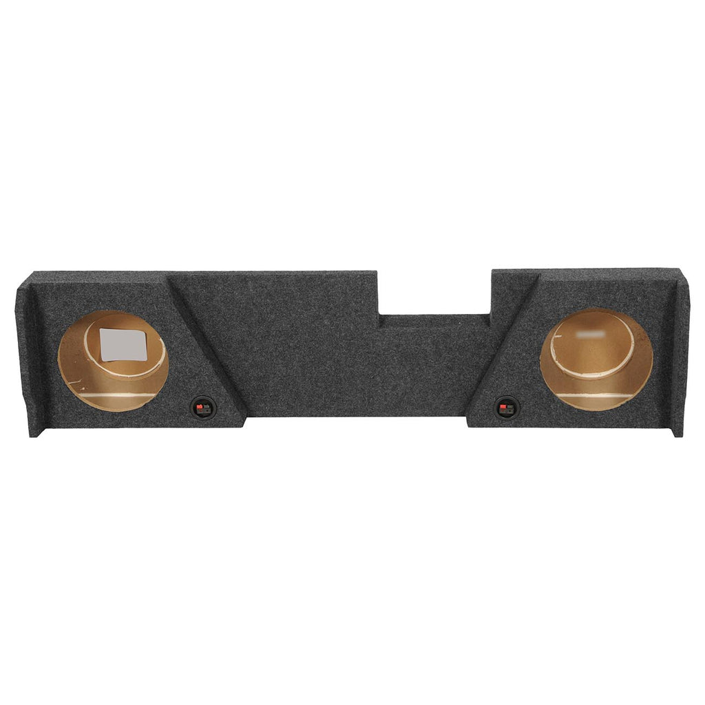 QPower GMC/Chevy Double Cab '14-'18 Dual 10" Empty Woofer Box