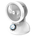 BRENTWOOD(R) 6IN 3SPD OSC DSK FAN WHT