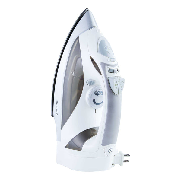 BRENTWOOD(R) STEAM IRON W CORD WHITE