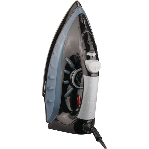 BRENTWOOD(R) 1200W SPRAY DRY IRON BLK