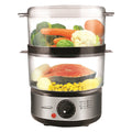 BRENTWOOD(R) 2 TIER FOOD STMR BLK