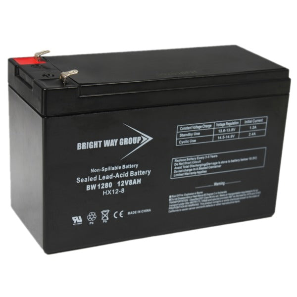 BRIGHT WAY GROUP(R) 12V 8A SLD LD ACD BAT