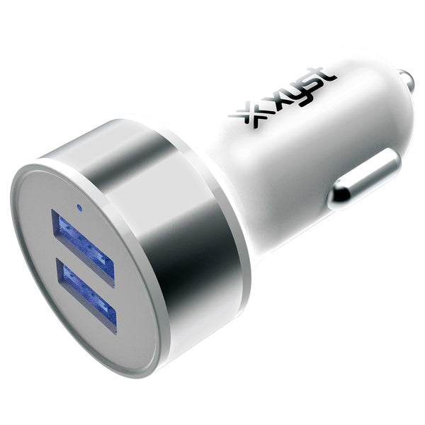 XYST(TM) 2.4AMP USB CR CHRGR WHT