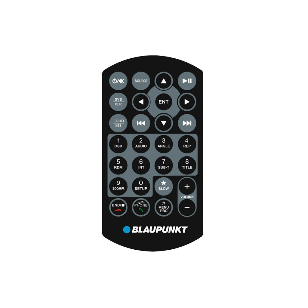 Blaupunkt 6.95” Double DIN Fixed Face Touchscreen Mechless Receiver with Bluetooth USB/SD Inputs an