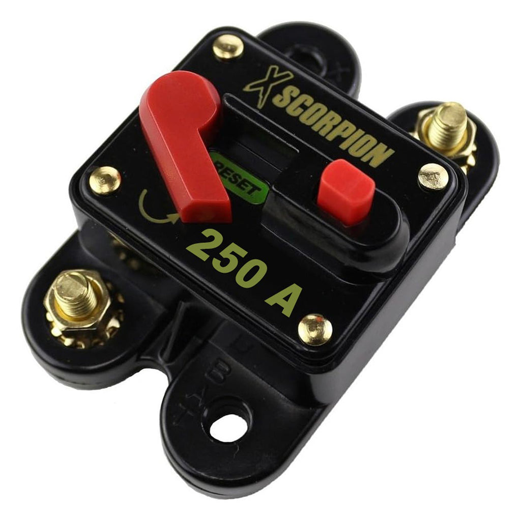 Xscorpion Circuit Breaker with Manual Reset - 250 Amp
