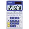 CASIO(R) BLUE SOLAR WALLET CALC