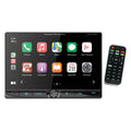 Power Acoustik 10.6″ Floating Double DIN Mechless Receiver with Apple Car Play & Android Auto Bluet