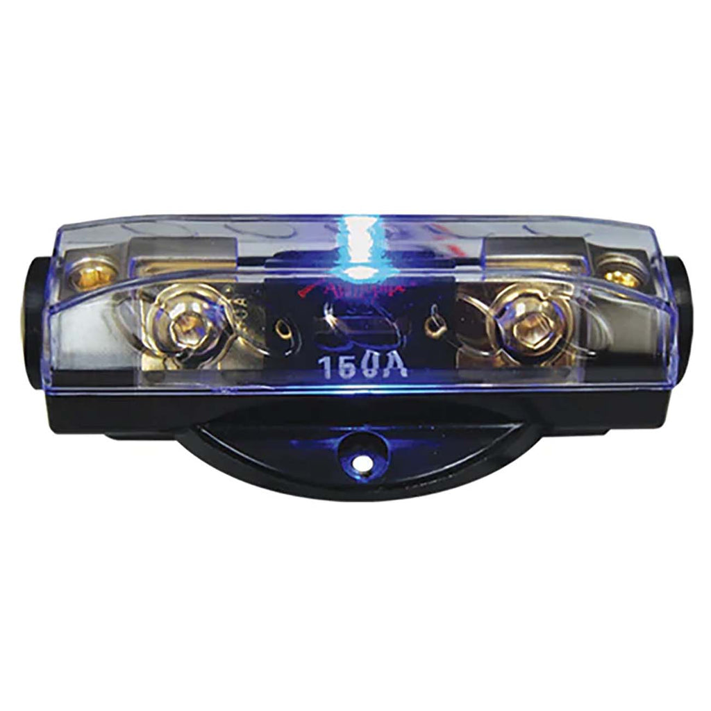 Audiopipe ANL Fuse Holder with Blue LED Status Indicator – Platinum