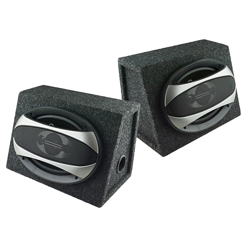 AudioDrift Loaded 6x9" 500 Watt Max 4 Way Single Boxes (Pair)