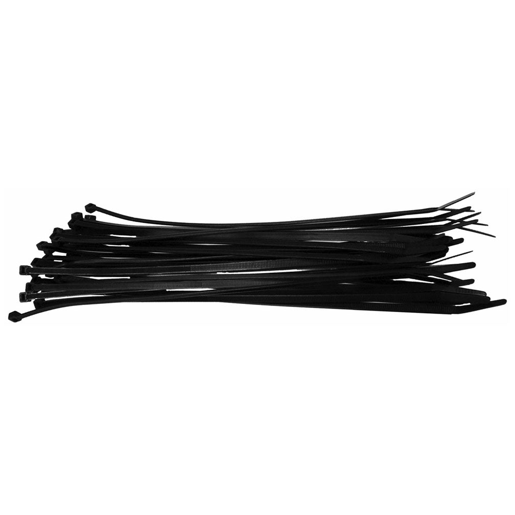 Nippon Nylon Wire Ties 4″ - Black (100 count)