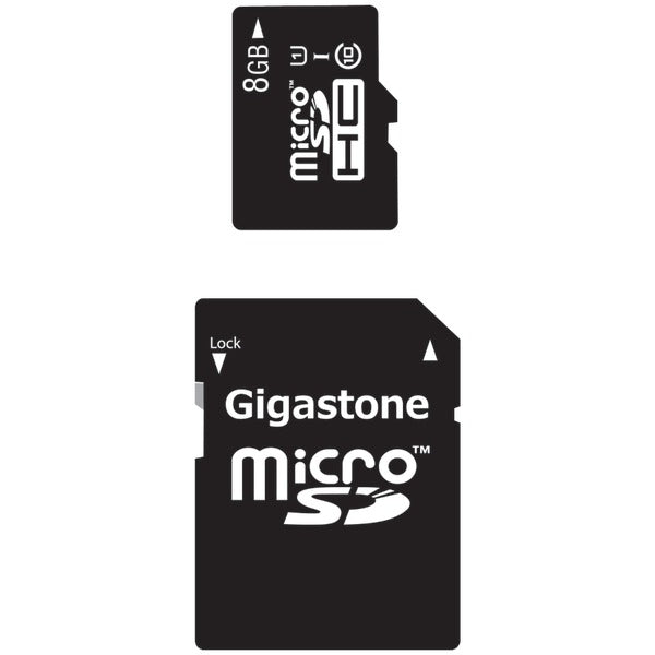 GIGASTONE(R) MICROSDHC/SDADAPT 8GB