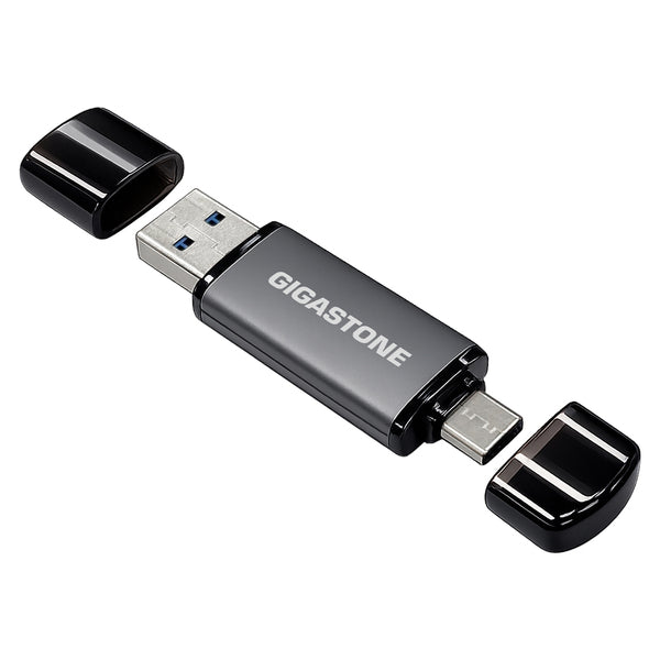 GIGASTONE(R) 128GB DL USBC&A FLSH DRV