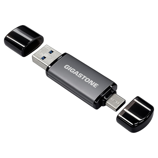 GIGASTONE(R) 256GB DL USBC&A FLSH DRV