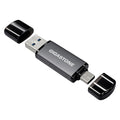GIGASTONE(R) 64GB DL USBC&A FLSH DRV