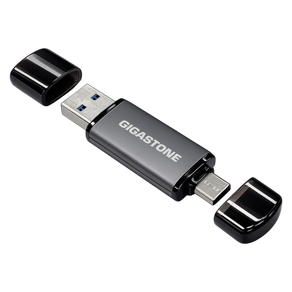 GIGASTONE(R) 64GB DL USBC&A FLSH DRV