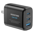 GIGASTONE(R) 65W USBC&A CHARGER