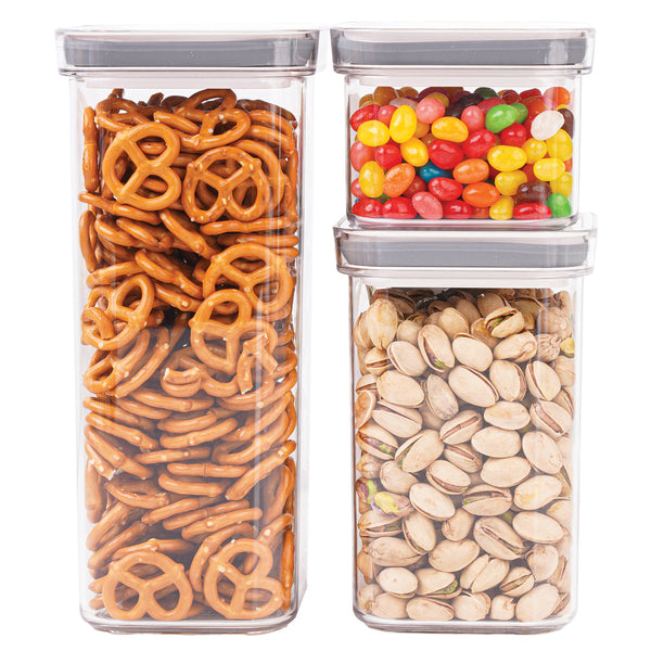 PANTRYMATE(TM) 3PC SQUARE CONTAINER SET