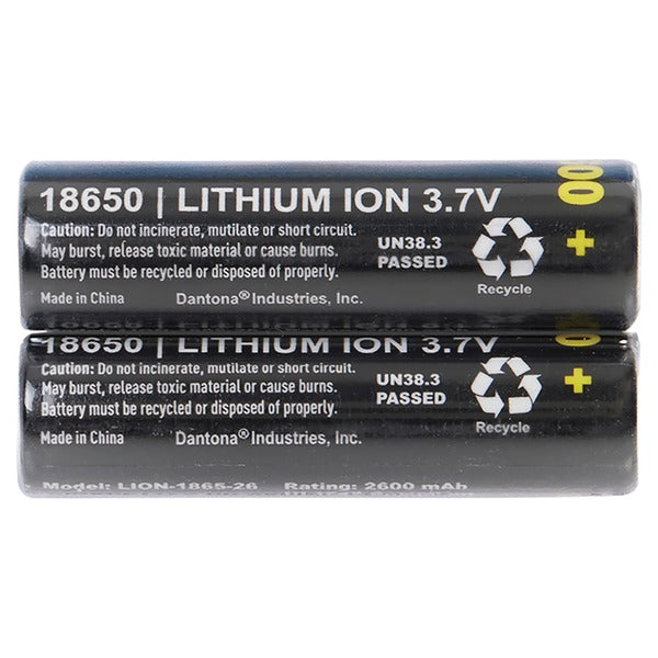 ULTRALAST(R) 2PK 18650 RTL CRD BATT