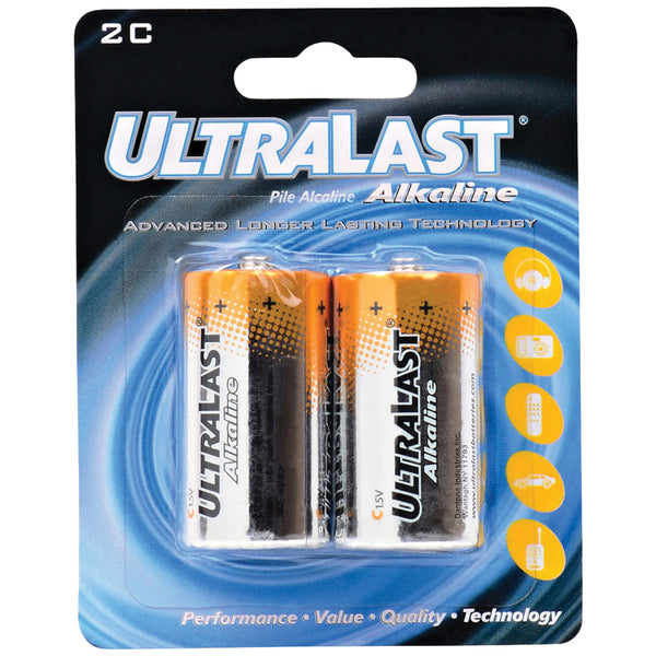 ULTRALAST(R) 2PK 1.5V C BATTERY