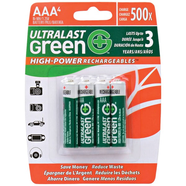 ULTRALAST(R) 4PK AAA NIMH 1.2V BATT