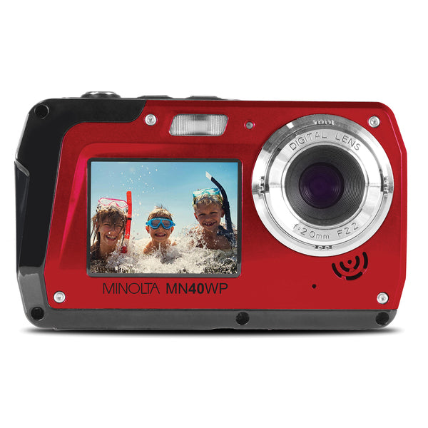 MINOLTA(R) WATERPRF CAM RED