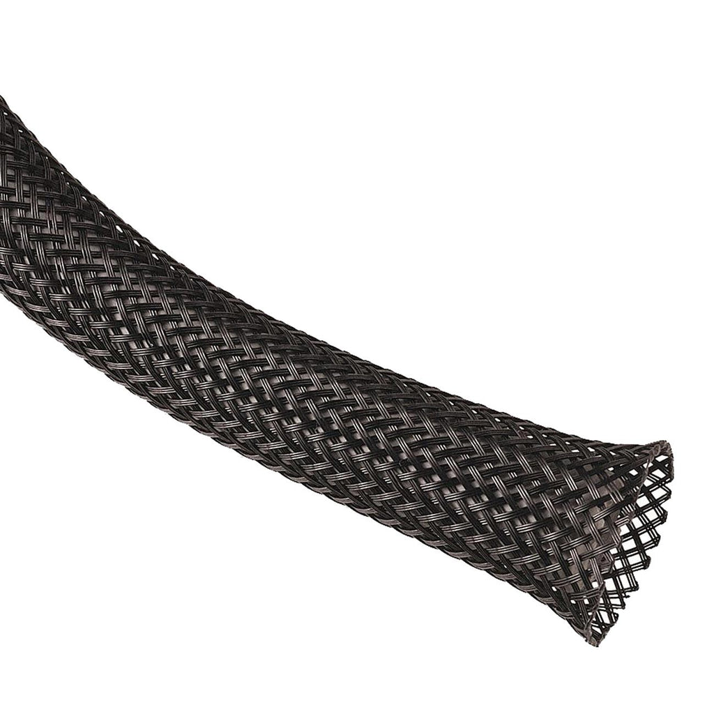 XSCORPION 3/8" Expandable Braided Sleeve - Black (100 feet)