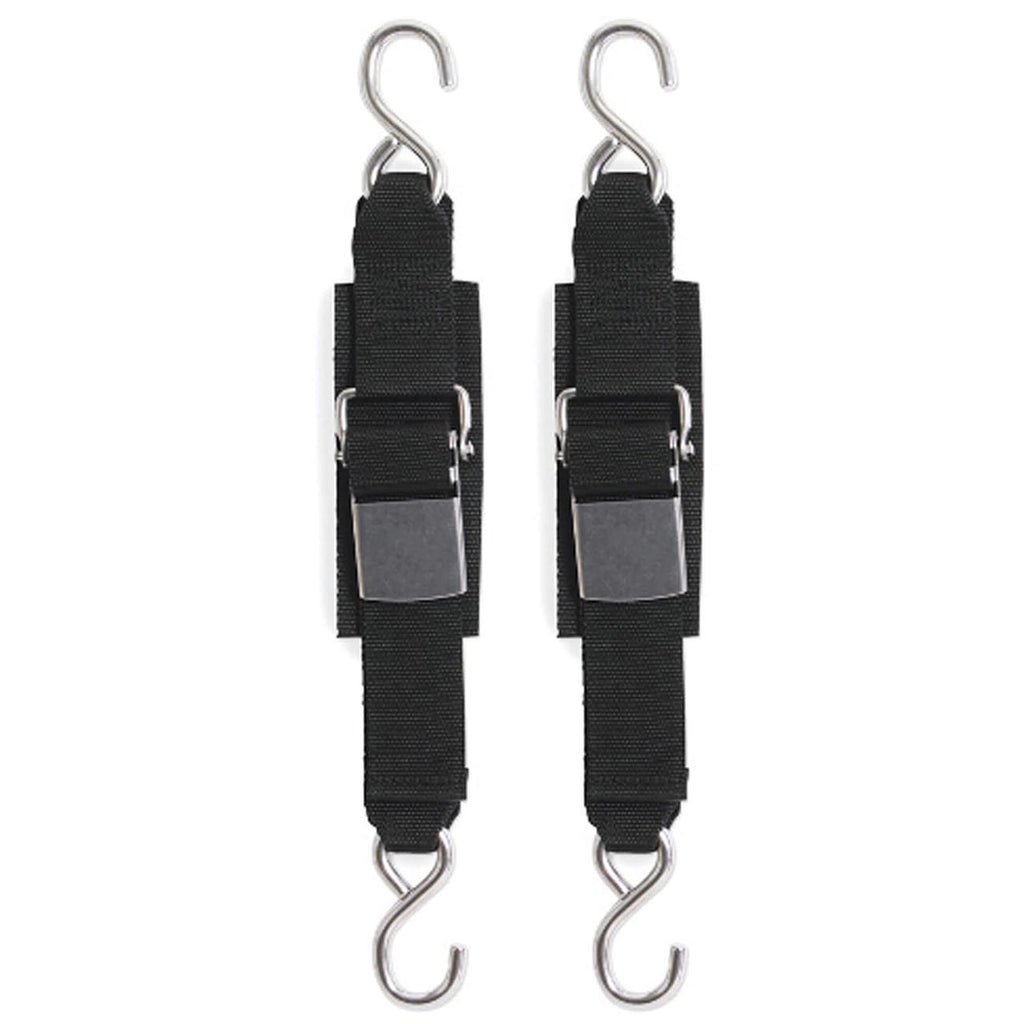 BoatBuckle Stainless Steel Kwik Lok Transom Tie-Down (Pair)