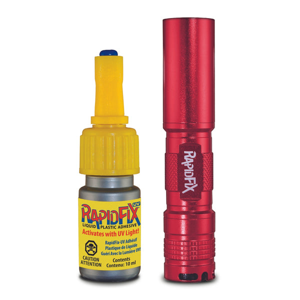 RAPIDFIX(R) LIQ PLST UV ADHS W/FLSHLT