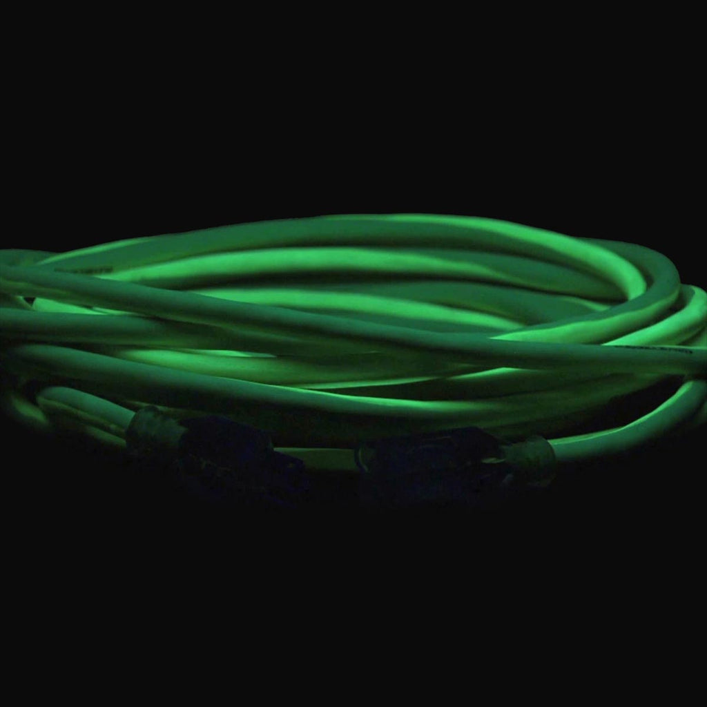 Flexzilla® Pro Extension Cord 14/3 AWG SJTW 25' Outdoor Lighted Plug ZillaGreen™