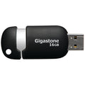 GIGASTONE(R) 16GB FLSH DRVE BLK