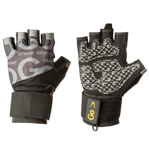 GOFIT(R) MED WRIST WRP GLV BLK/GRY