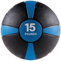 GOFIT(R) 15LB MEDICINE BALL BLUE