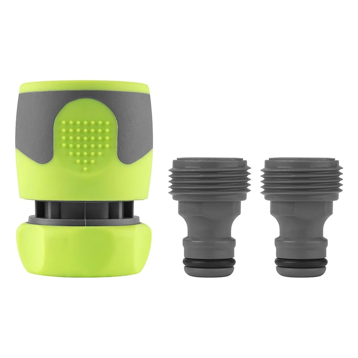 Flexzilla Garden Hose Quick Connect Fittings Coupler Plug Kit (3-Piece)