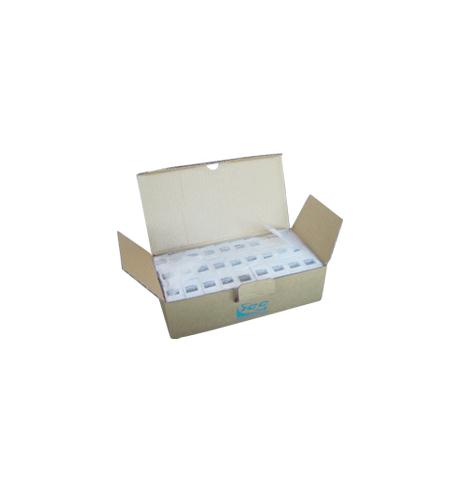 SURFACE MOUNT BOX, 1-PORT, 25PK, WH