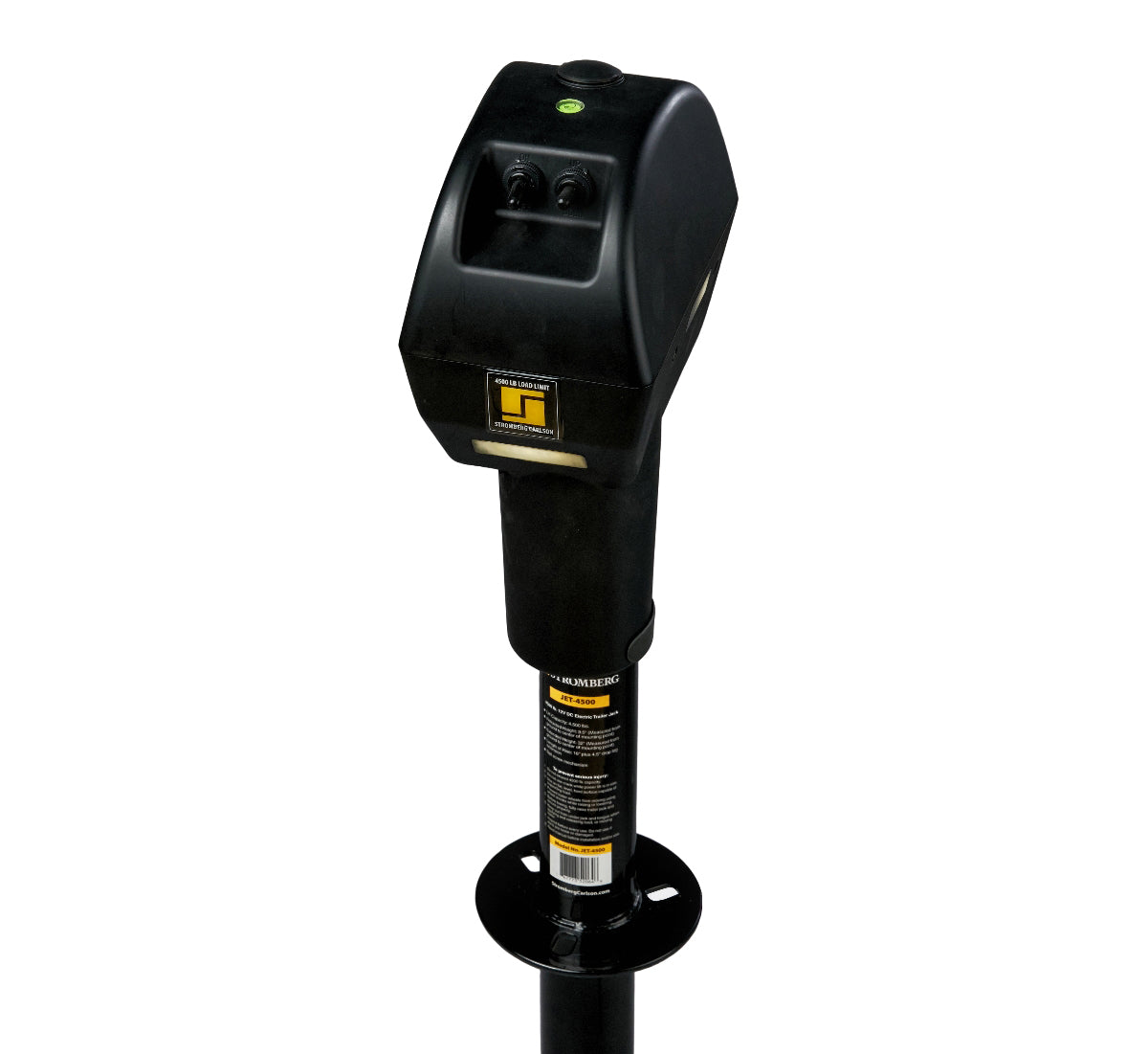 Stromberg Carlson 4500 lbs Electric Tongue Jack - Black