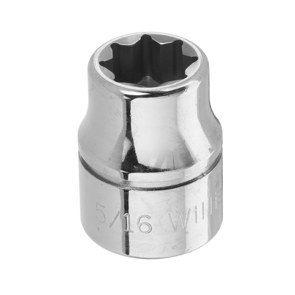 Williams 5/16″ Shallow Socket 3/8″ Drive 8 Point