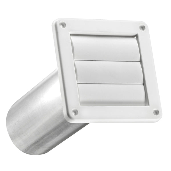 LAMBRO(R) 4IN LVR VNT W/TL PIPE WHT