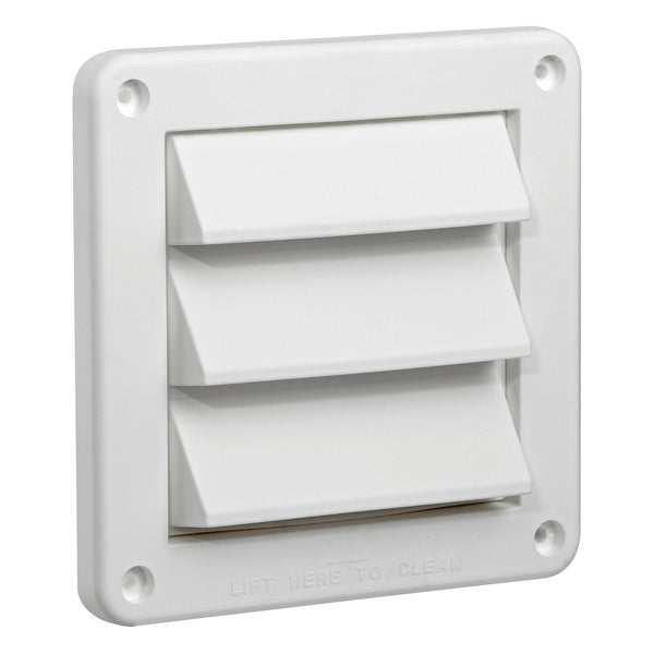 LAMBRO(R) 4IN AIR INTKE LVR VNT WHT