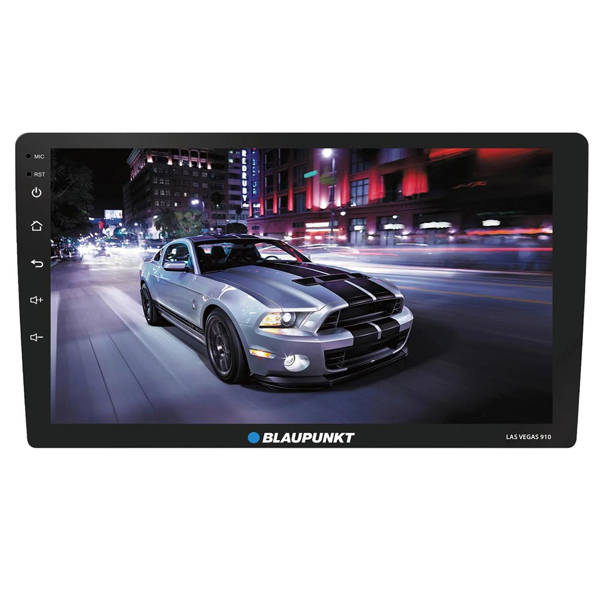 Blaupunkt 10.1” Single DIN Mechless Receiver with Wireless Apple CarPlay / Android Auto & Bluetooth