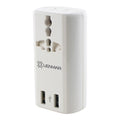 LENMAR ALL-IN1 ADPTR W/USB WHT