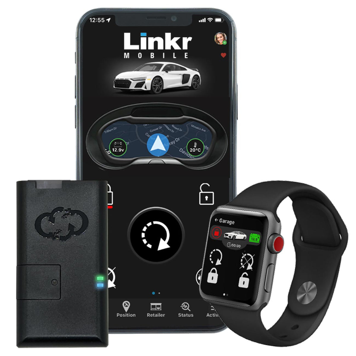 Omega Smart Phone Interface - LOCKUNLOCKSTARTSTOP GPS LOCATE & MORE!