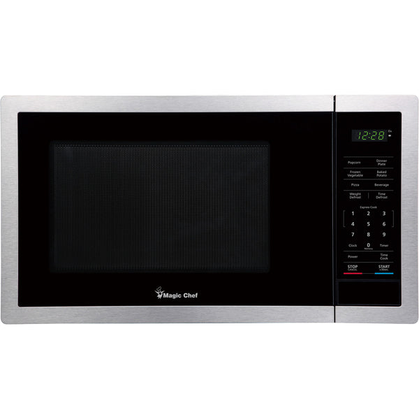 MAGIC CHEF(R) 0.9 CU.FT. CNTRTP MWV SLV
