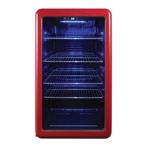 MAGIC CHEF(R) 3.4CUFT RETRO BEV CLR RED