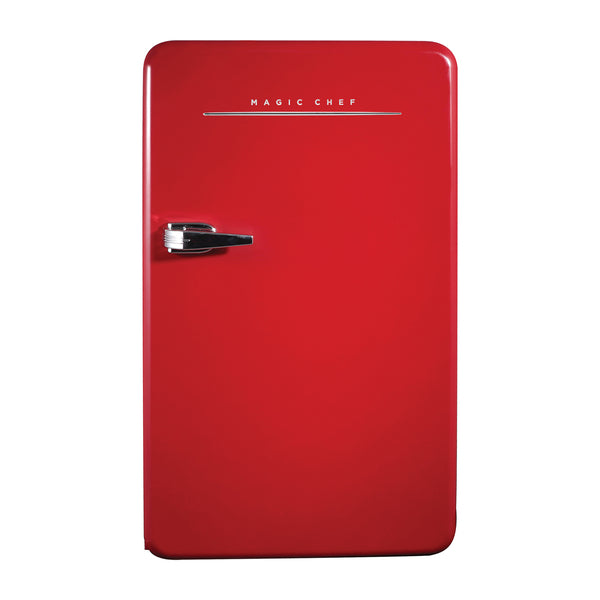 MAGIC CHEF(R) 3.2CUFT RET FRDG W/MD RED