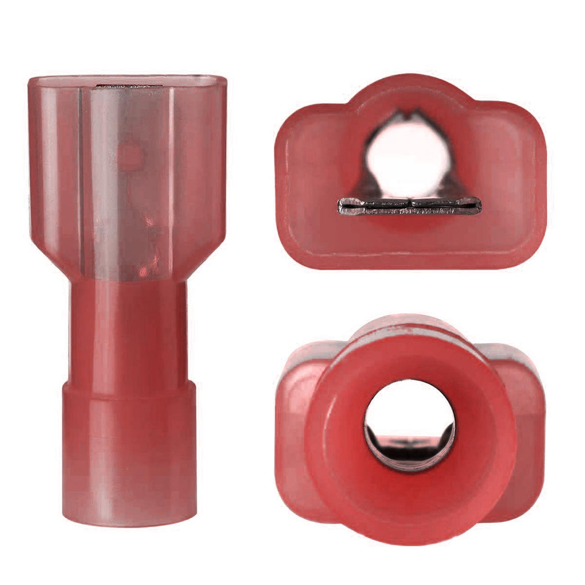 XScorpion Insulated Male Quick Disconnect 18/22ga. - Red (100 pack)