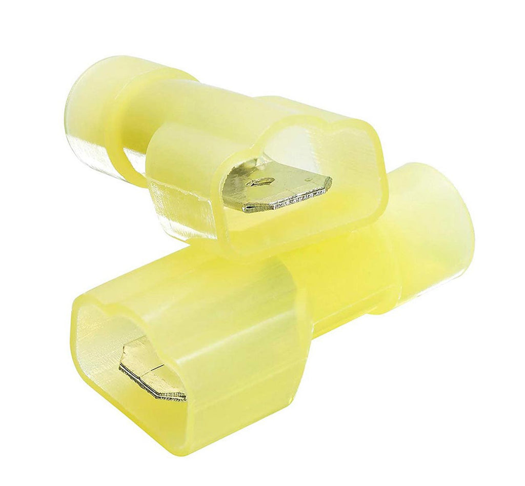XScorpion Insulated Male Quick Disconnect 10/12ga. - Yellow (100 pack)