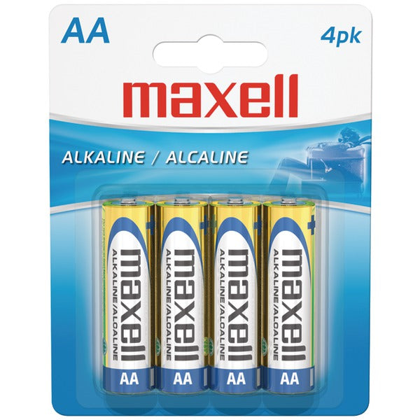 MAXELL(R) AA 4PK CARDED BATTERIES